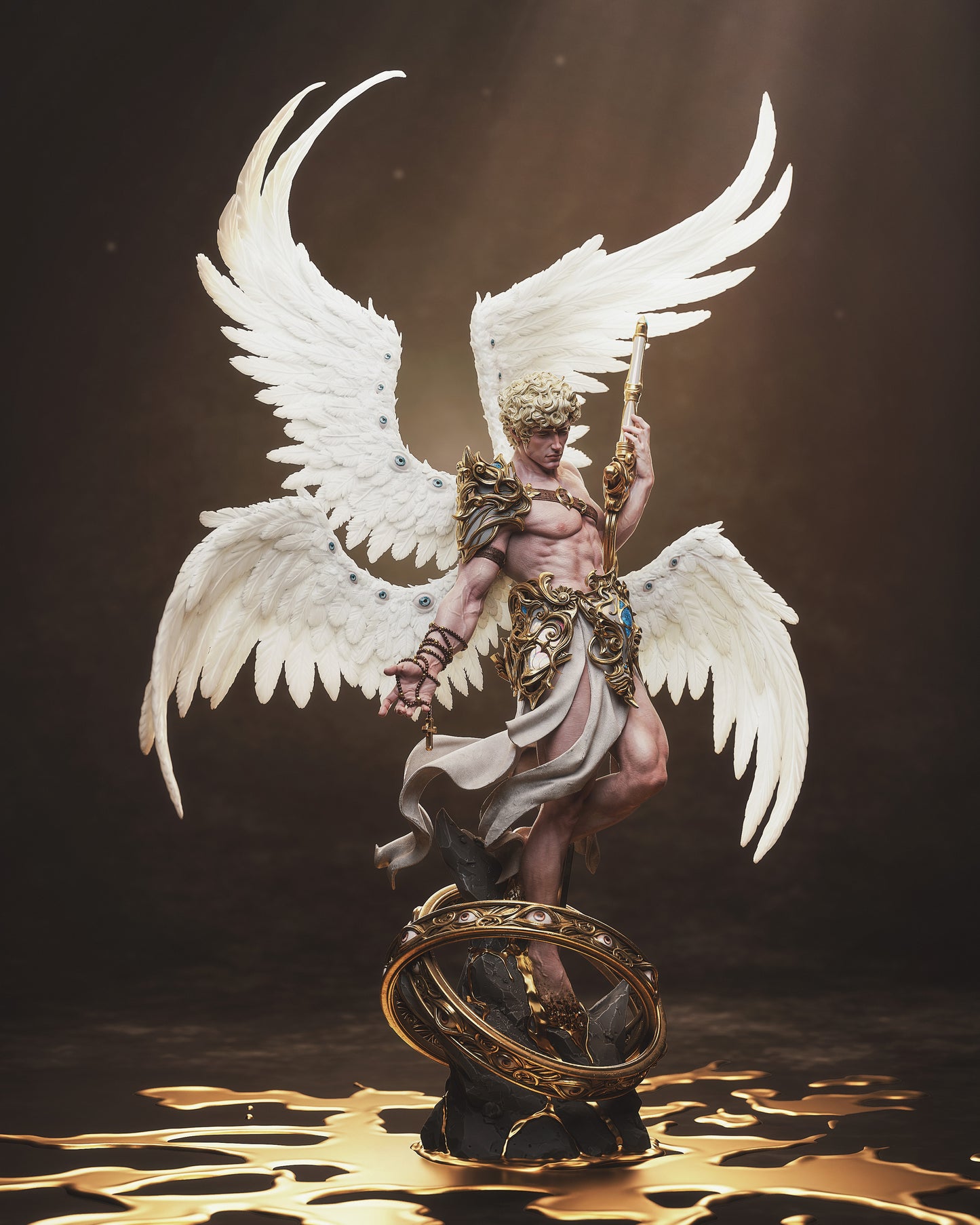 Cherubim Resin Sculpture (Design by CA3D Studios)