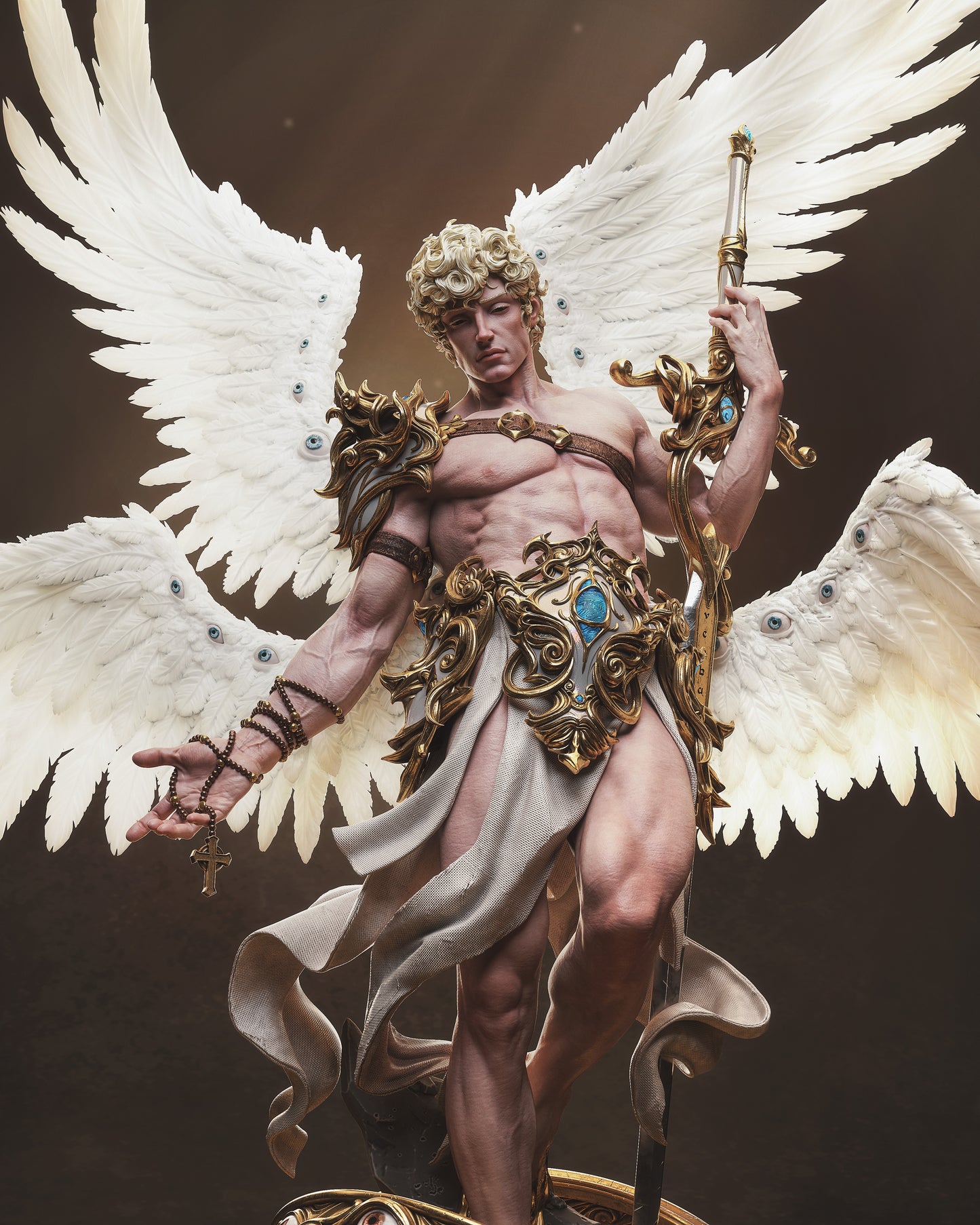Cherubim Resin Sculpture (Design by CA3D Studios)