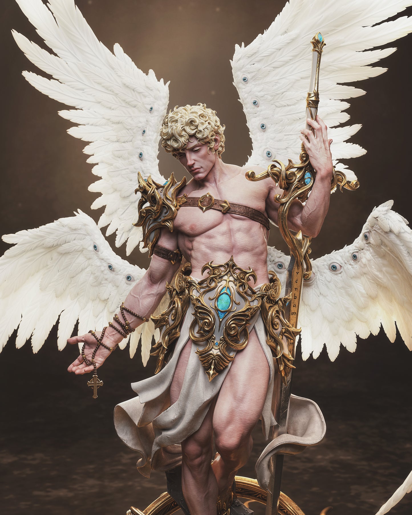 Cherubim Resin Sculpture (Design by CA3D Studios)
