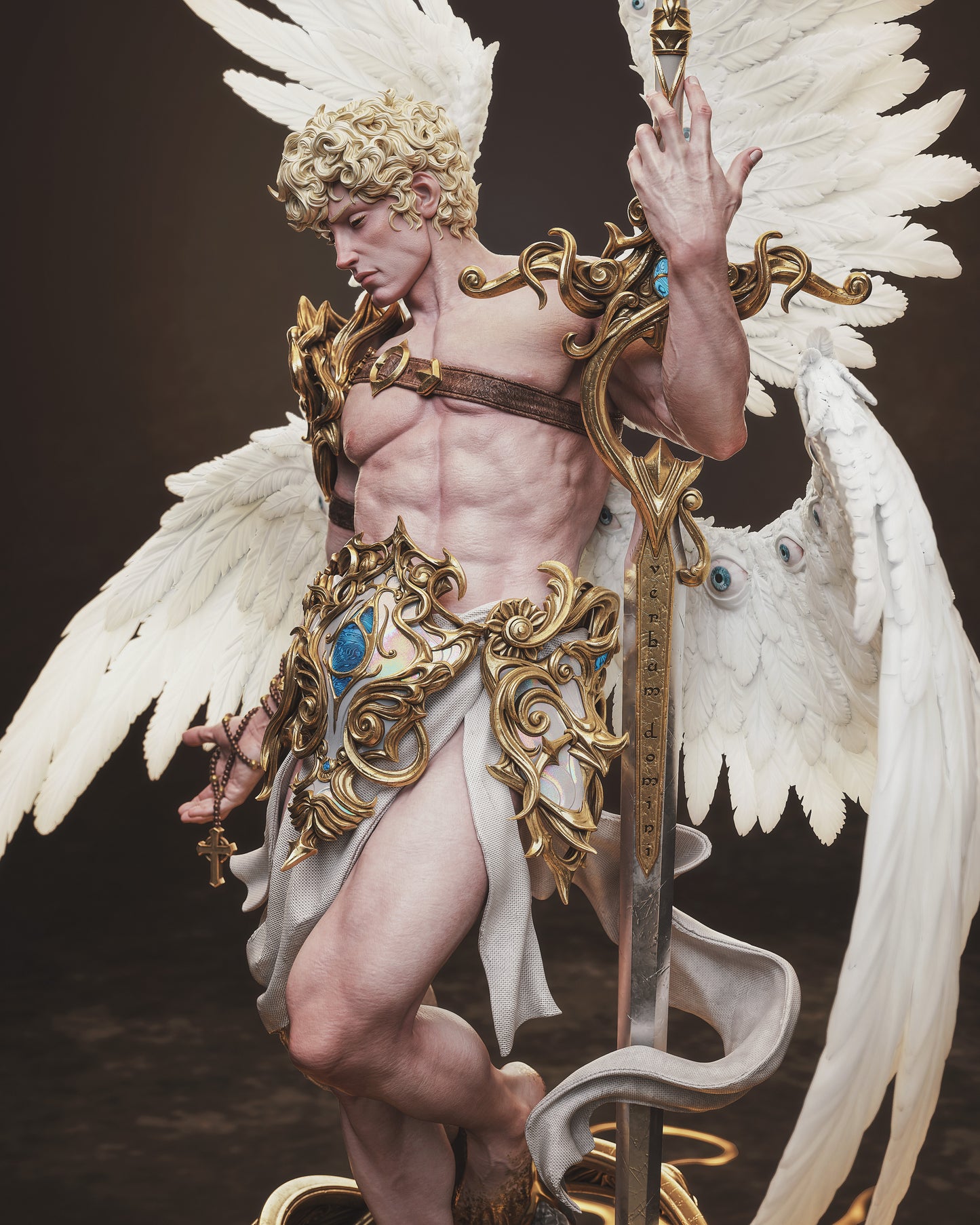 Cherubim Resin Sculpture (Design by CA3D Studios)
