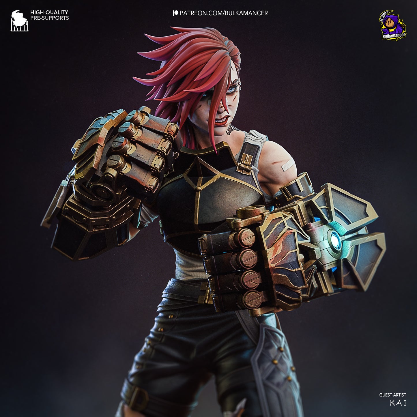 Vi Collectible Resin Fan Art - MTO (Design by Bulkamancer)
