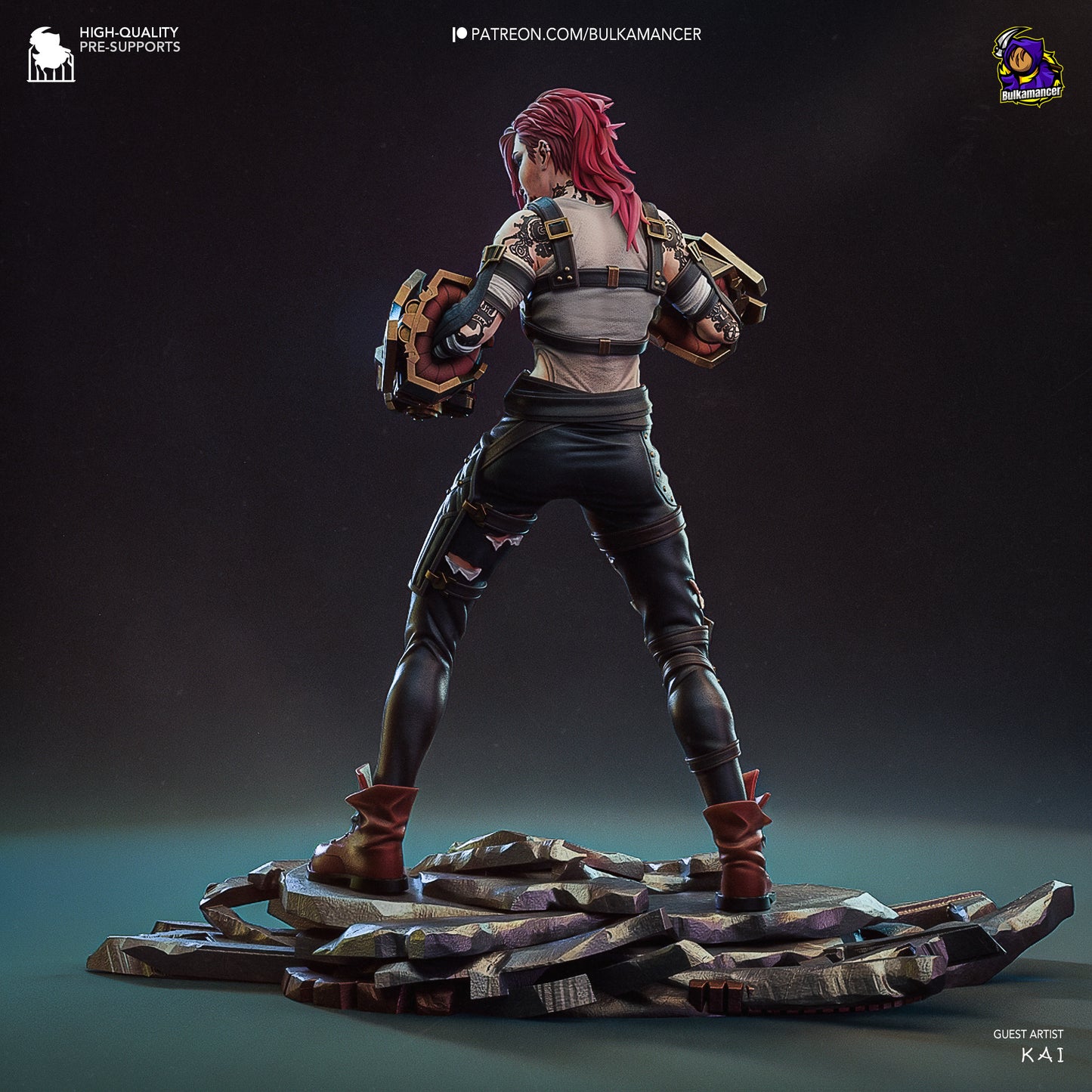 Vi Collectible Resin Fan Art - MTO (Design by Bulkamancer)
