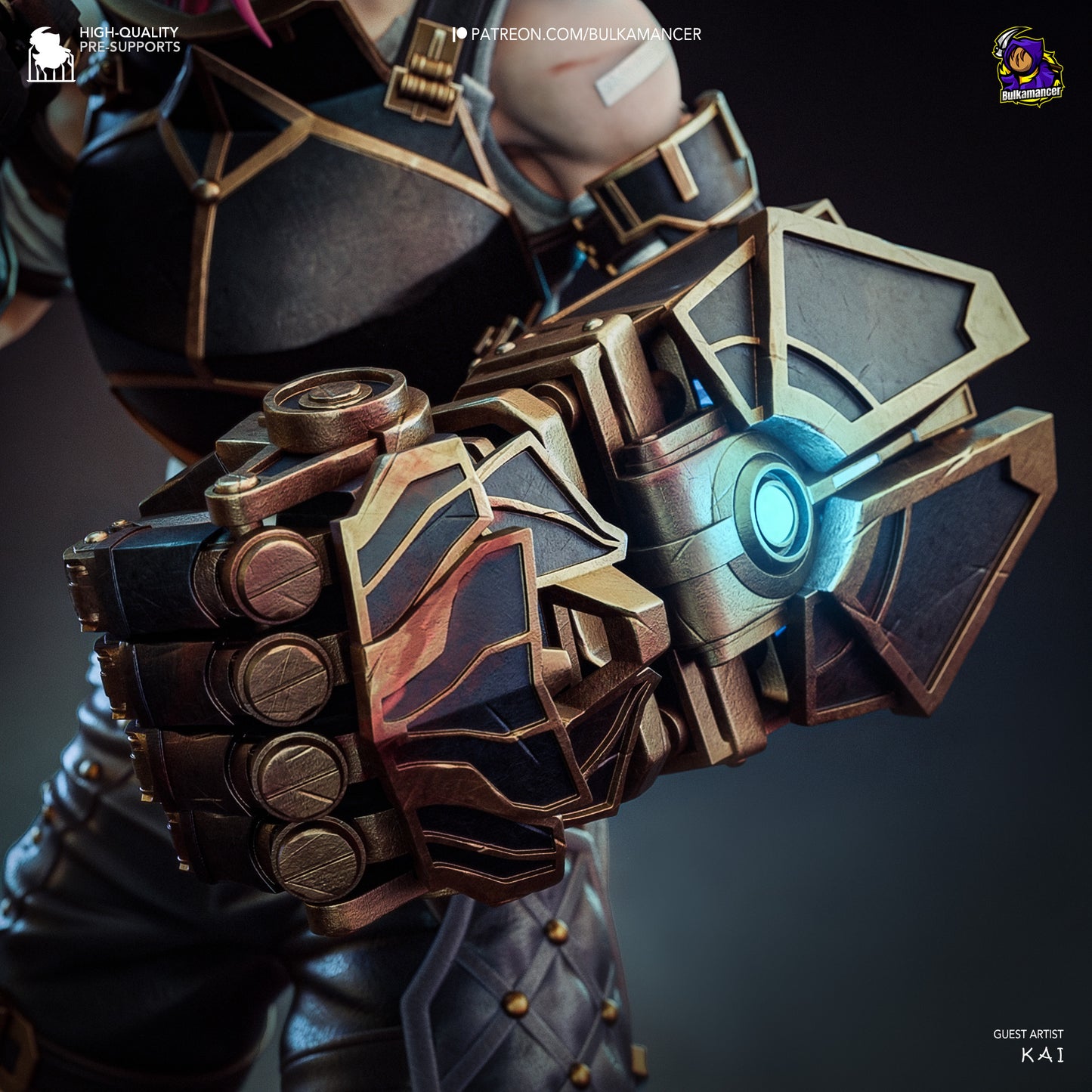 Vi Collectible Resin Fan Art - MTO (Design by Bulkamancer)