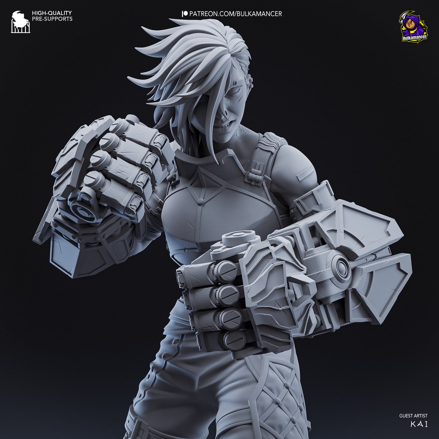 Vi Collectible Resin Fan Art - MTO (Design by Bulkamancer)