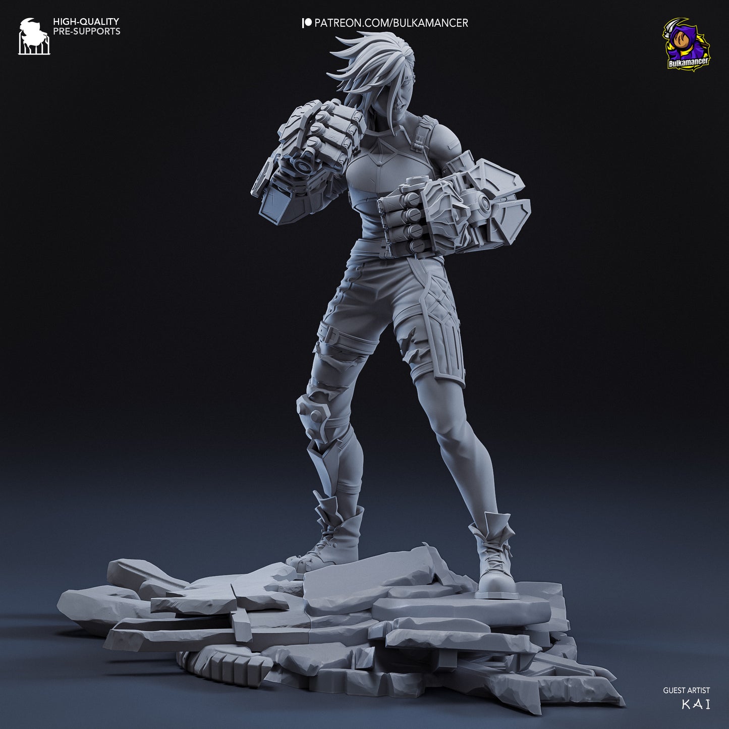 Vi Collectible Resin Fan Art - MTO (Design by Bulkamancer)