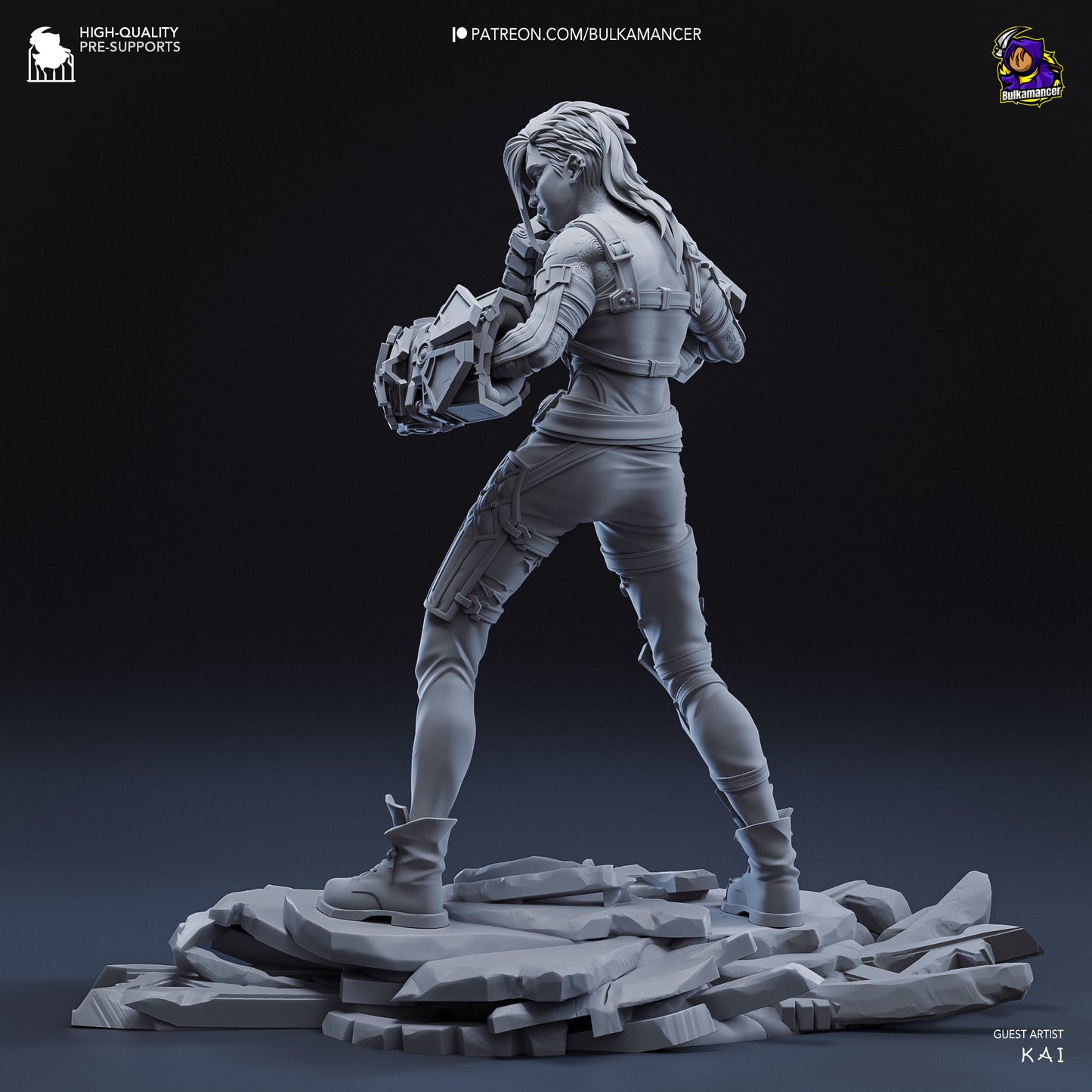 Vi Collectible Resin Fan Art - MTO (Design by Bulkamancer)