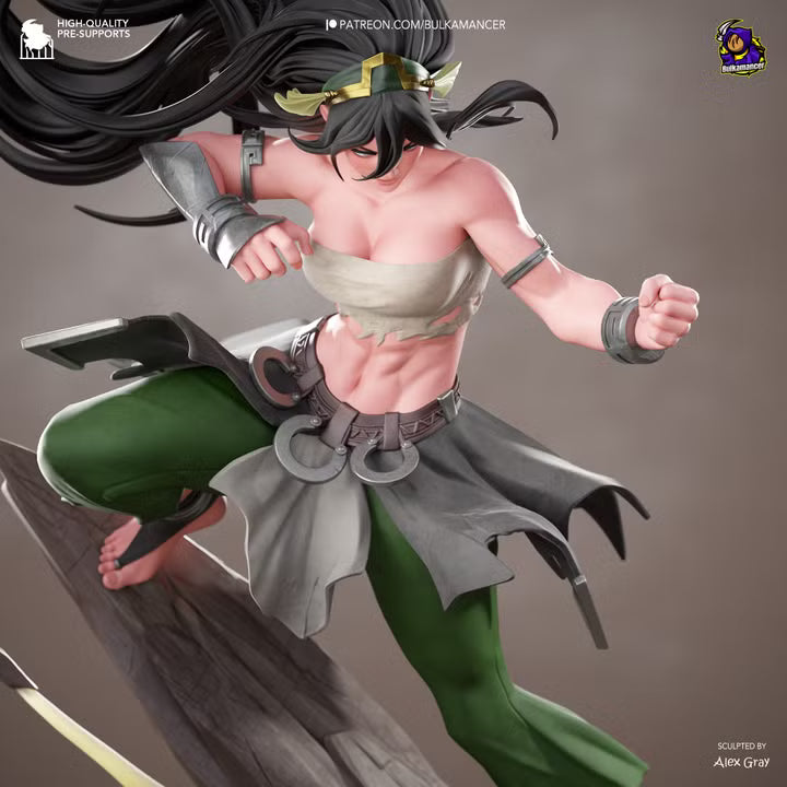 Toph the Last Airbender Resin Art (Design by Bulkamancer