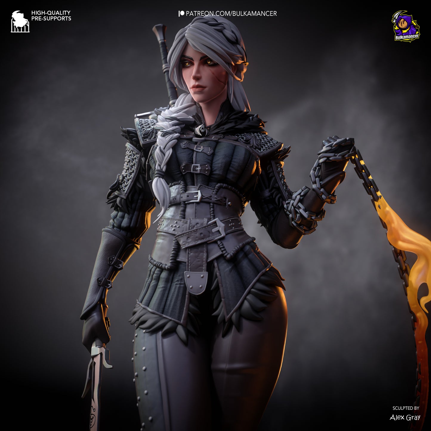 Ciri Resin Fan Art (Design by Bulkamancer)