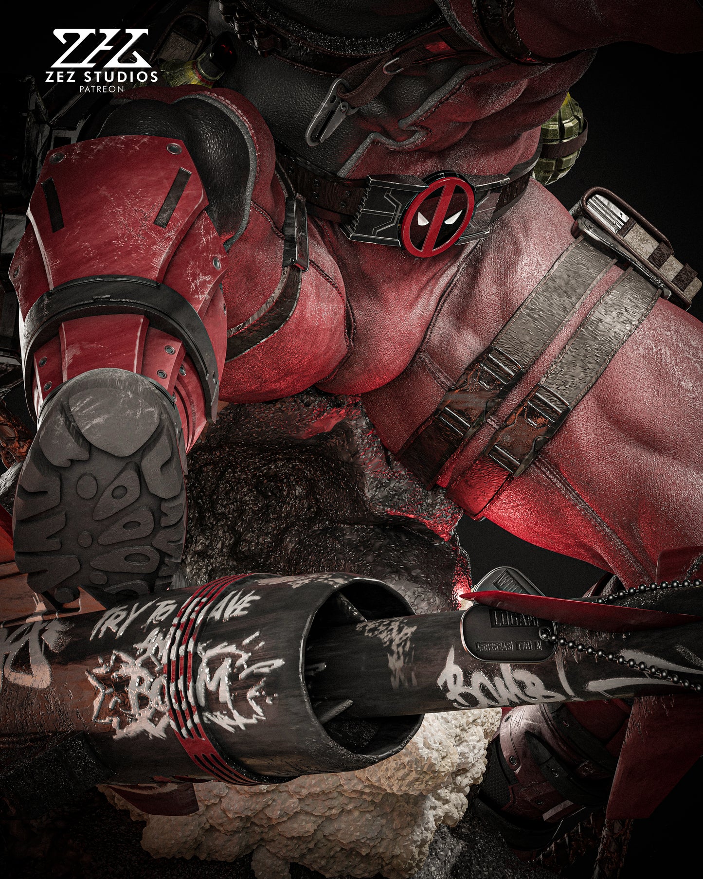 Merc with a Mouth Resin Fan Art Pro Painted - MTO (ZEZ)