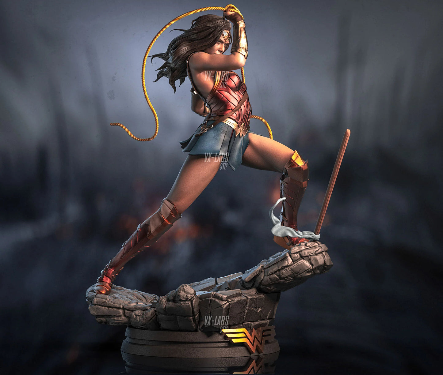 Wonder Woman Resin Fan Art - MTO (VXLabs)