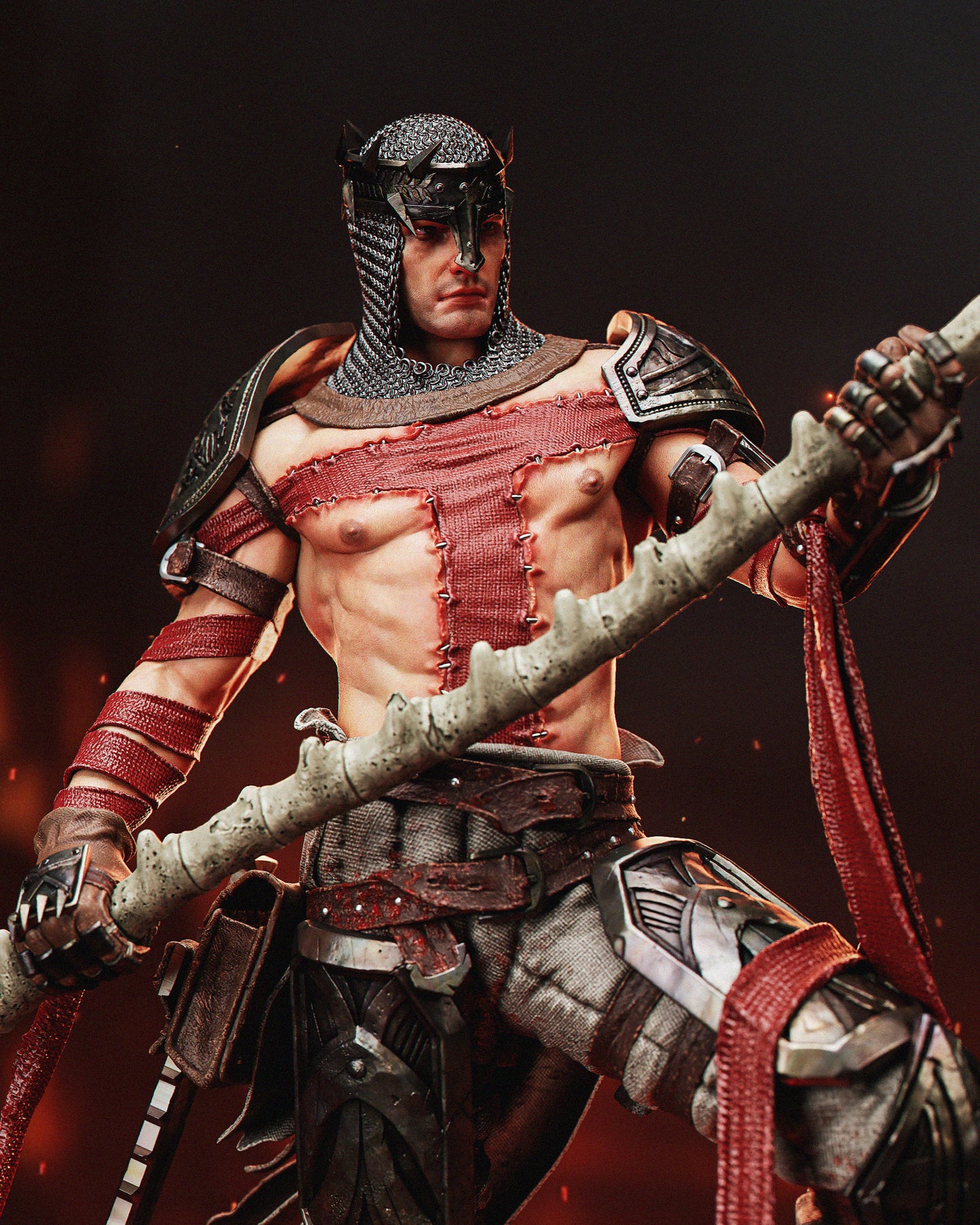 Dante's Inferno Resin Sculpture (Design by CA3D Studios)