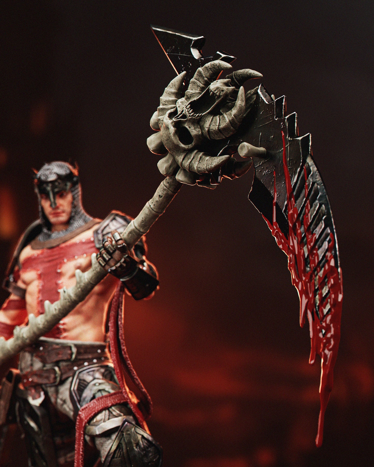 Dante's Inferno Resin Sculpture (Design by CA3D Studios)