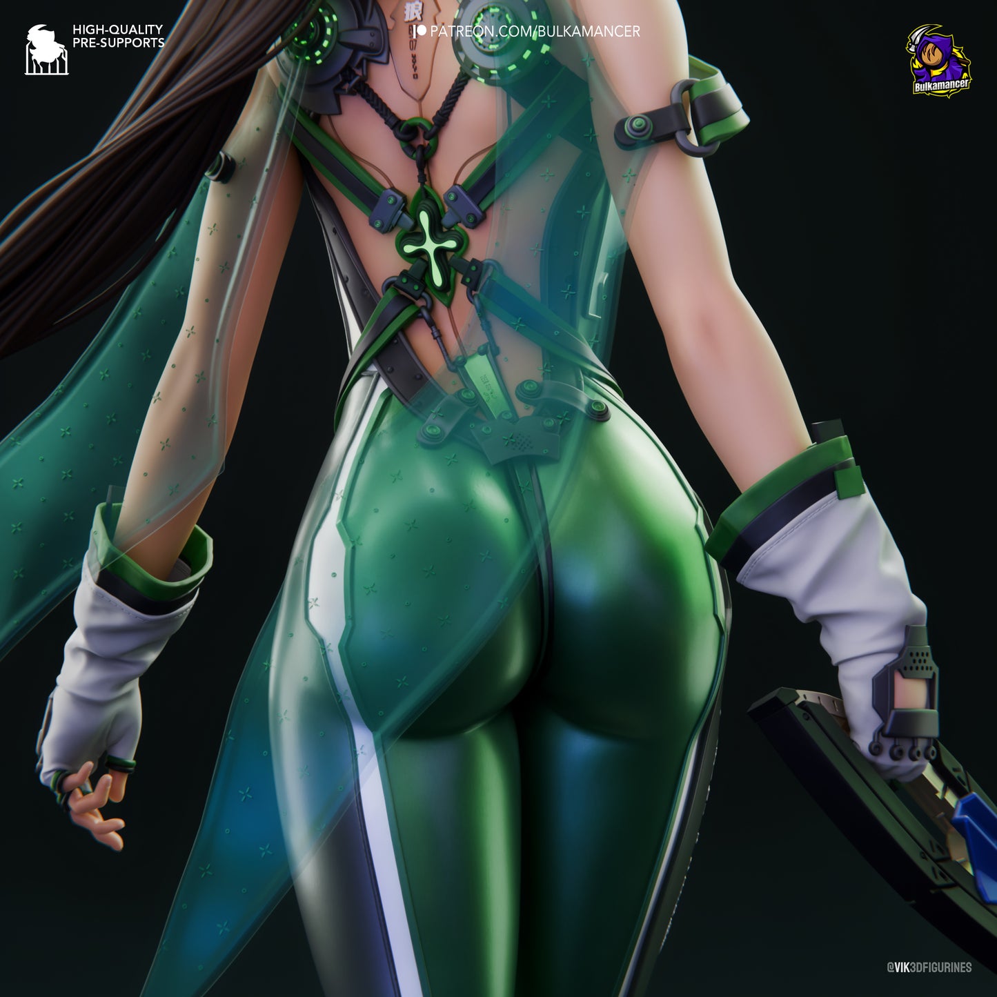 Stellar Blade Eve Collectible Resin Fan Art Pro Painted - MTO (Design by Bulkamancer)