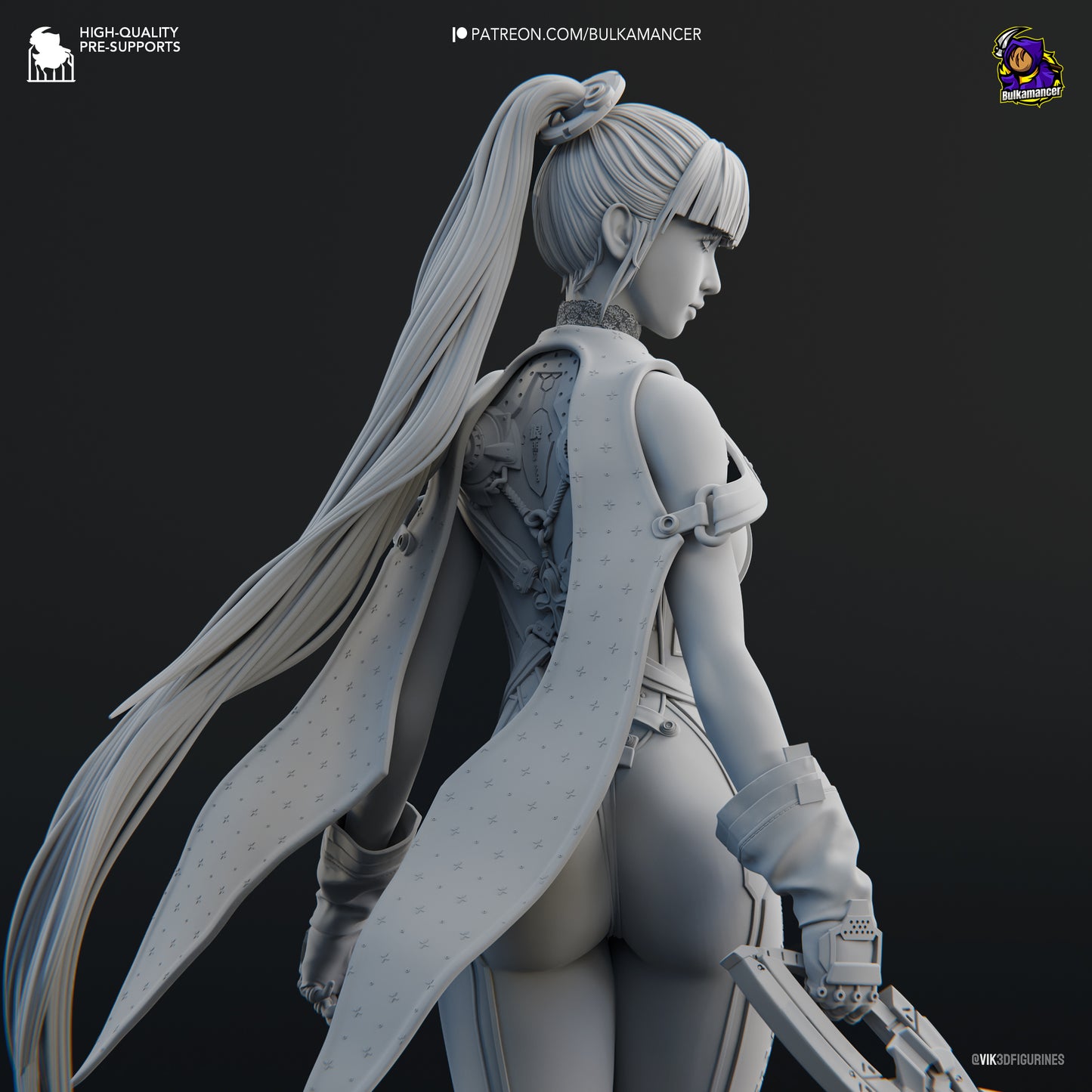 Stellar Blade Eve Collectible Resin Fan Art Pro Painted - MTO (Design by Bulkamancer)