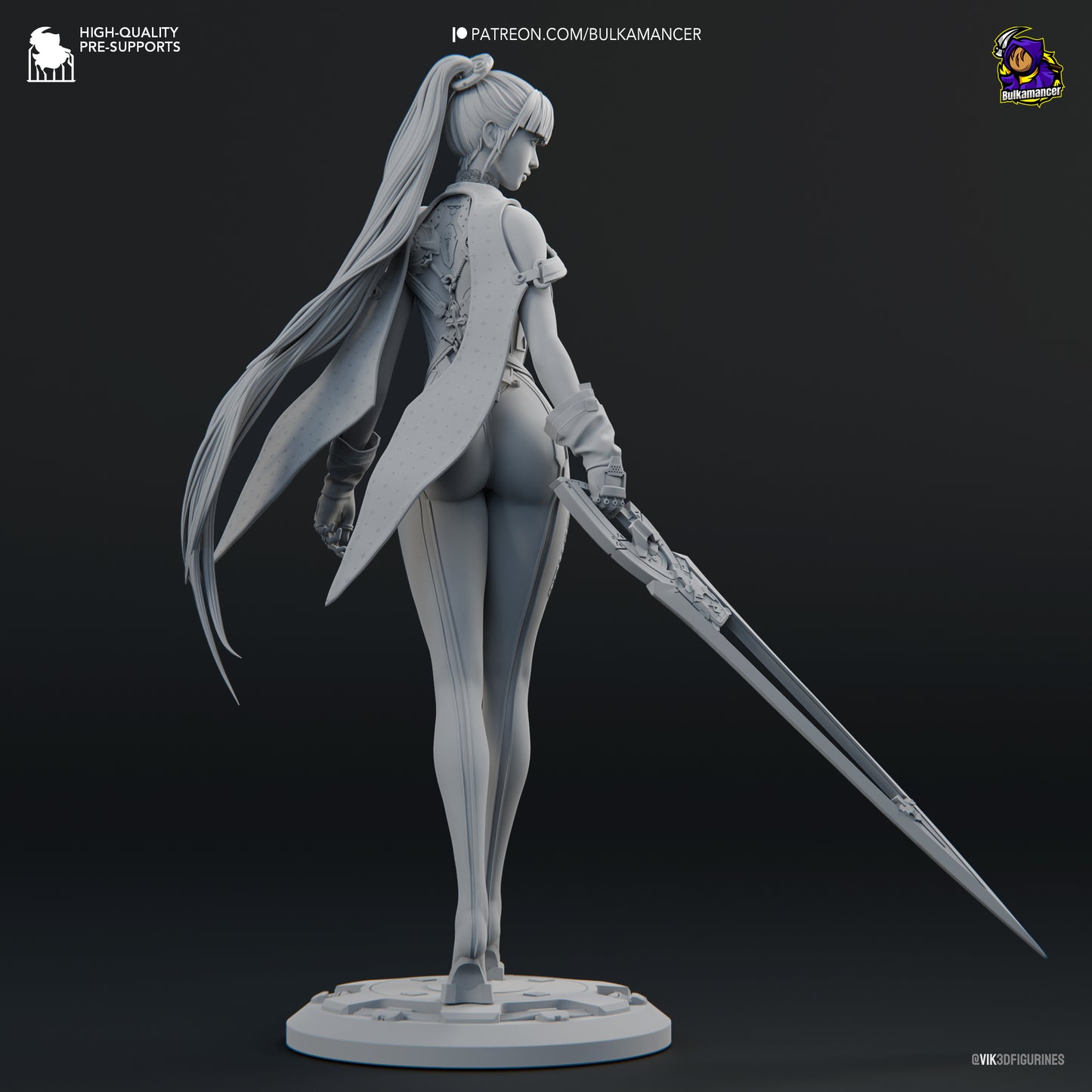 Stellar Blade Eve Collectible Resin Fan Art Pro Painted - MTO (Design by Bulkamancer)