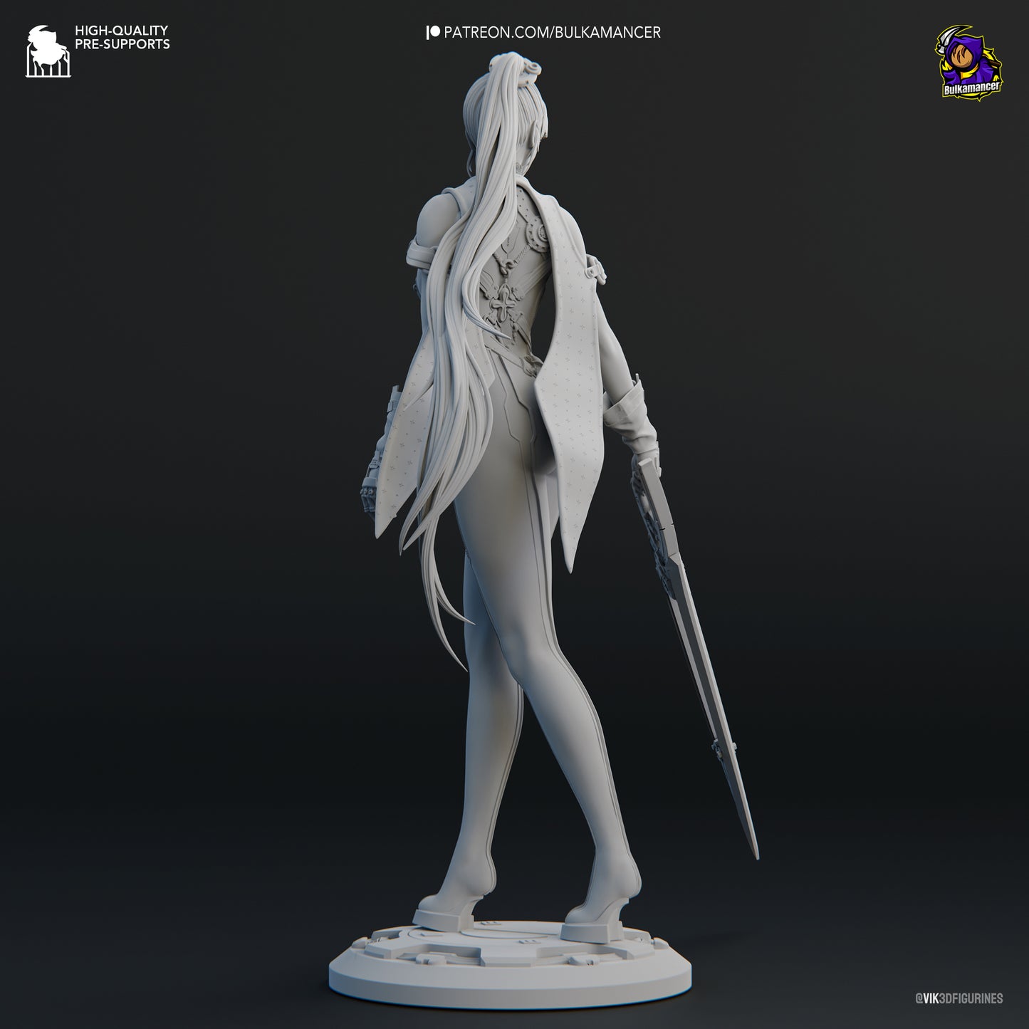 Stellar Blade Eve Collectible Resin Fan Art Pro Painted - MTO (Design by Bulkamancer)