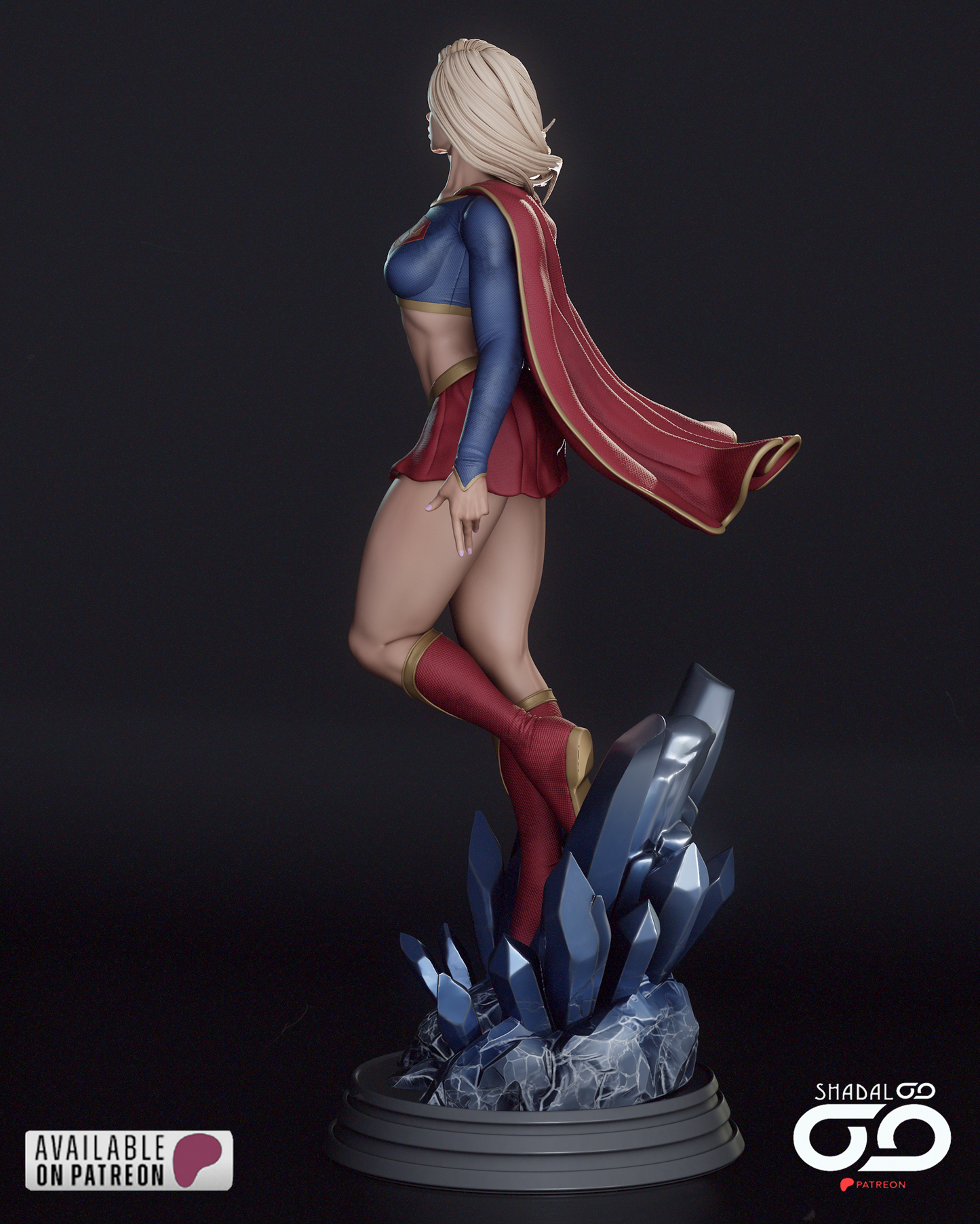 Supergirl Resin Sculpture Fan Art - MTO (SDO)