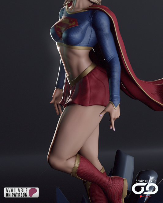 Supergirl Resin Sculpture Fan Art - MTO (SDO)