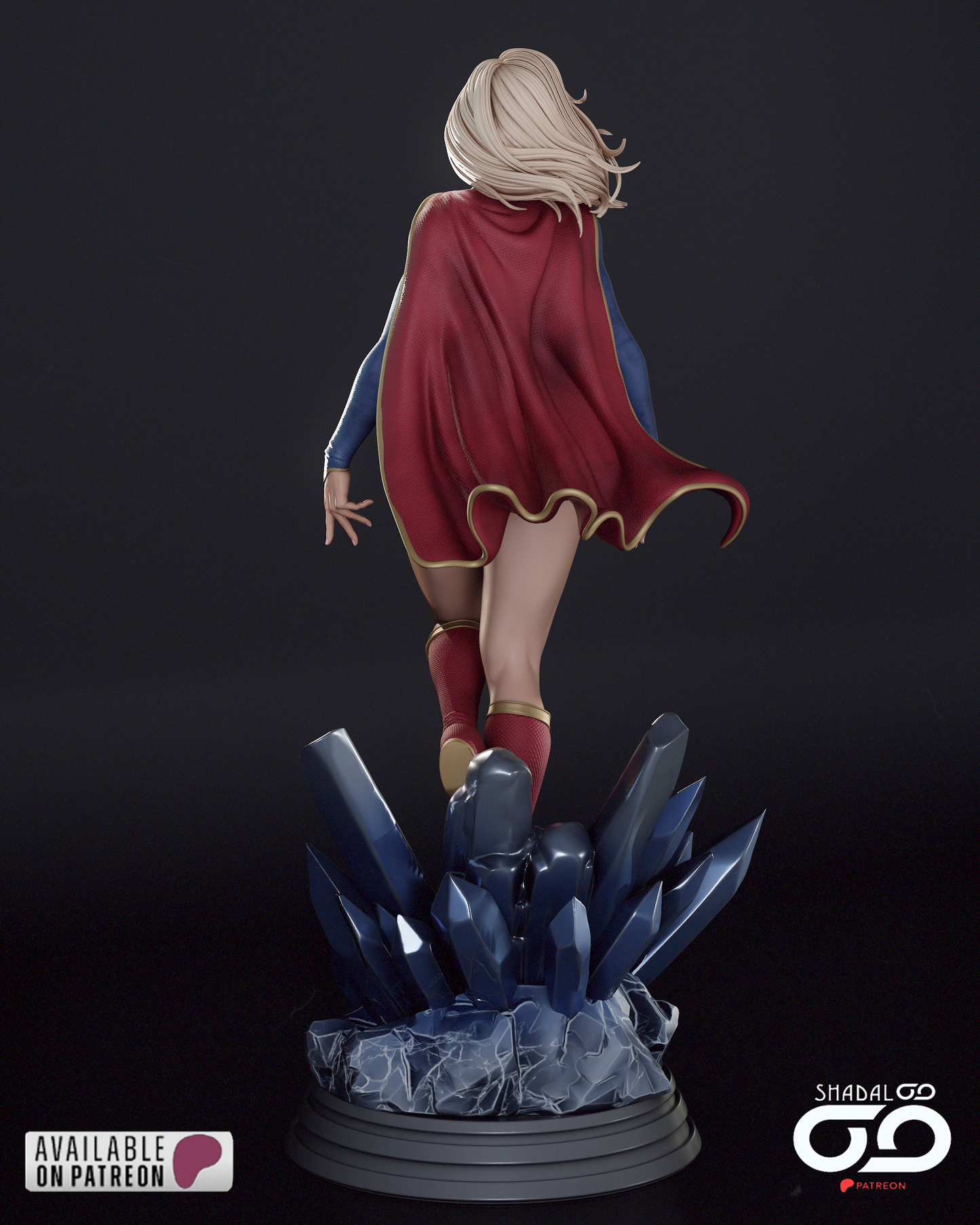 Supergirl Resin Sculpture Fan Art - MTO (SDO)