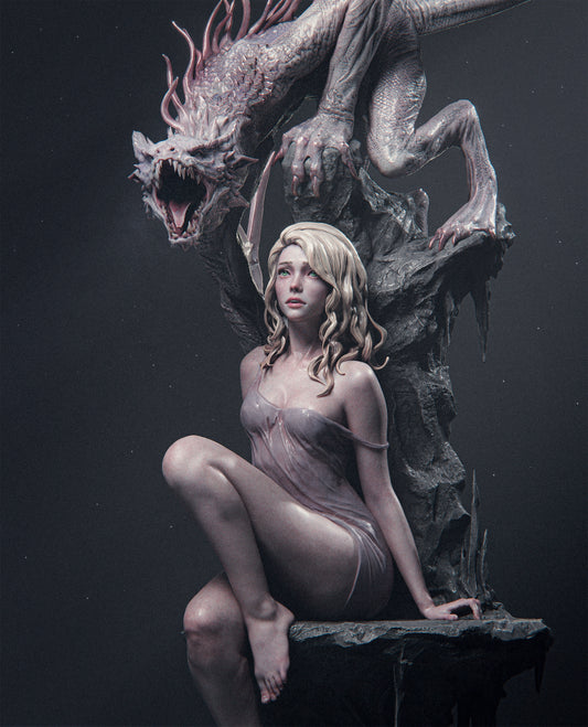Elegy of a Wyrm Resin Fan Art - MTO (CA3D)