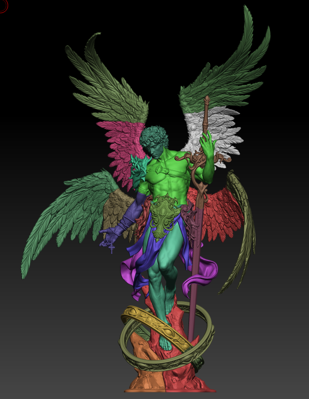 Cherubim Resin Sculpture (Design by CA3D Studios)