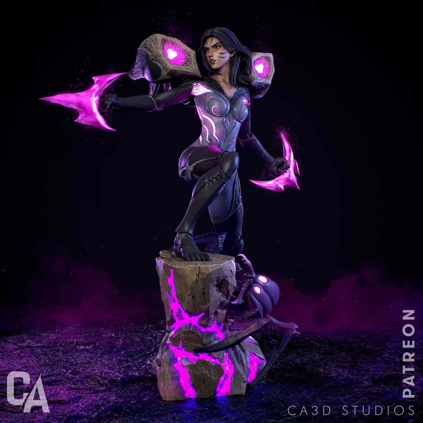 Kai'Sa Resin Fan Art Pro Painted - MTO