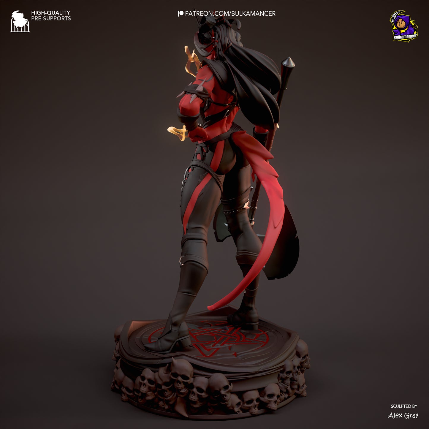 Karlach Stylized Resin Fan Art - MTO (Design by Bulkamancer)
