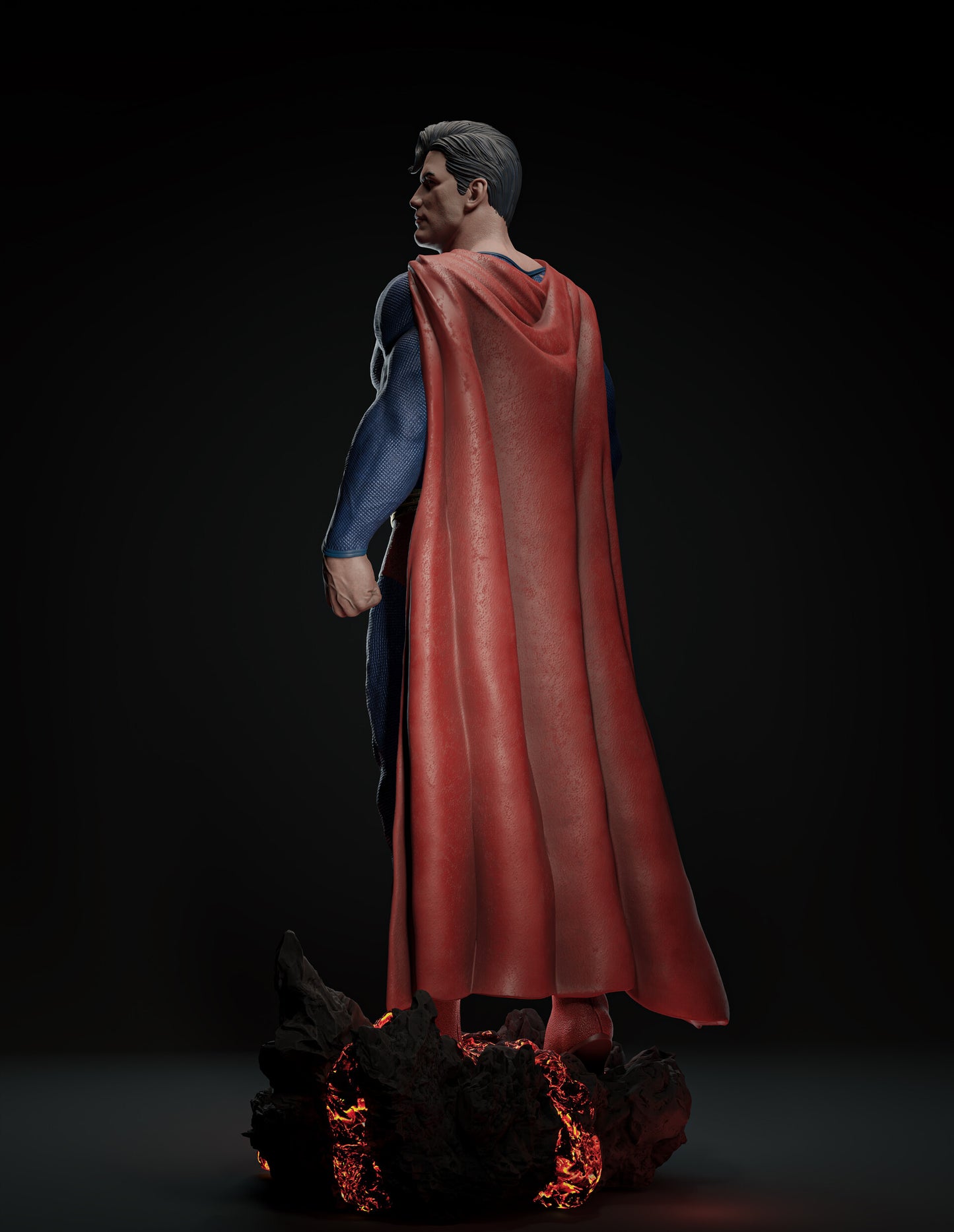 Superman Resin Sculpture Fan Art - MTO (SDO)