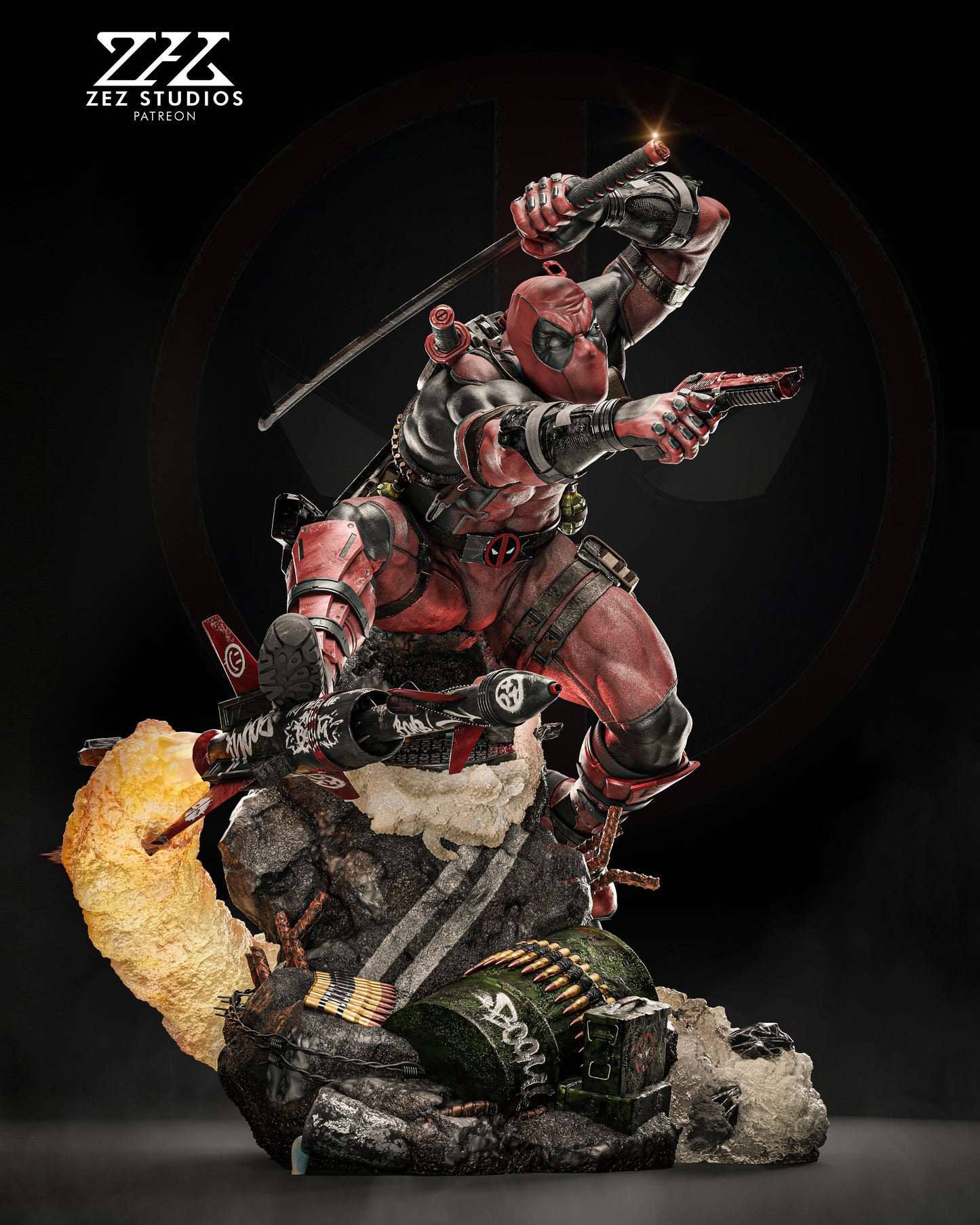 Merc with a Mouth Resin Fan Art Pro Painted - MTO (ZEZ)