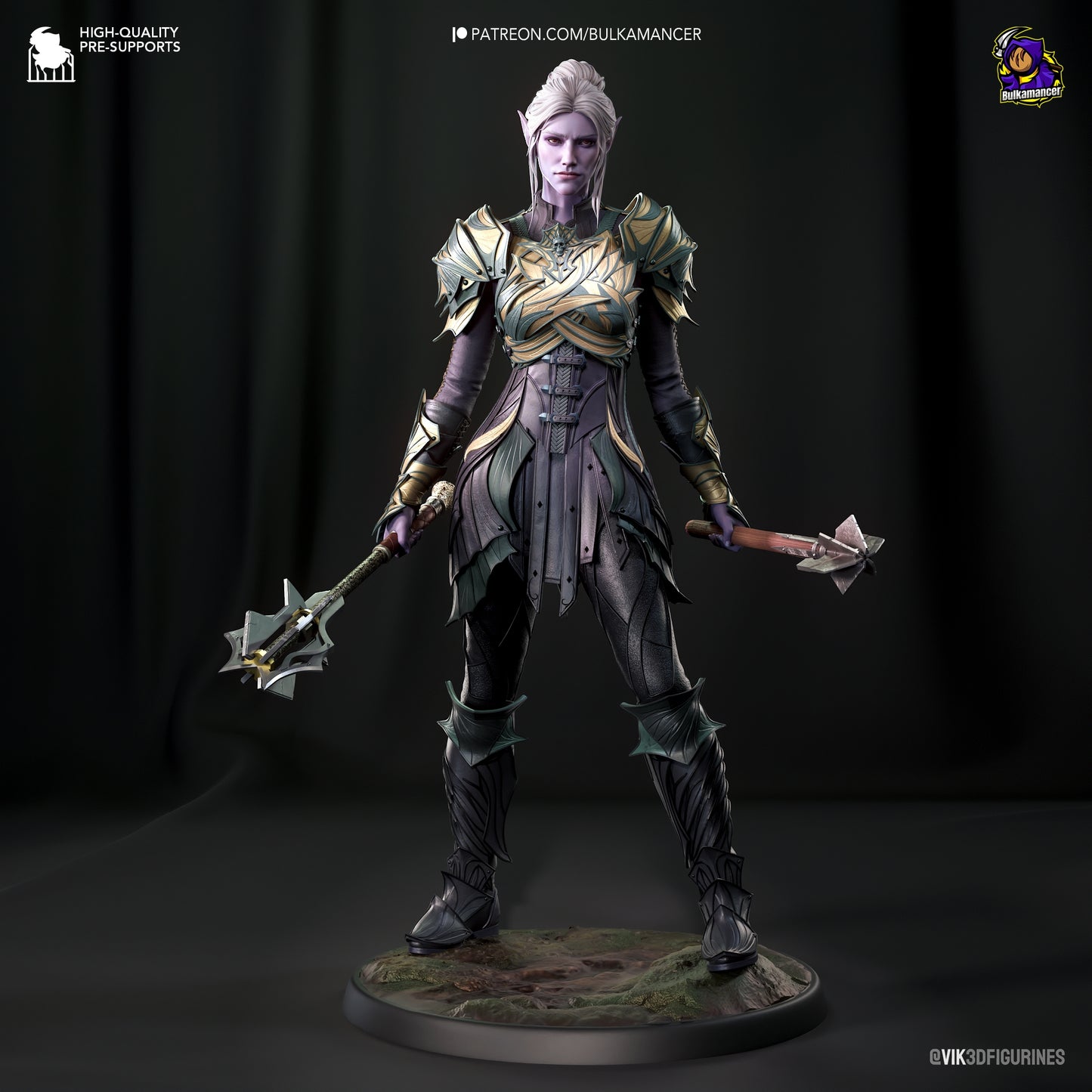 Minthara Baldur's Gate 3 Resin Fan Art Pro Painted - MTO