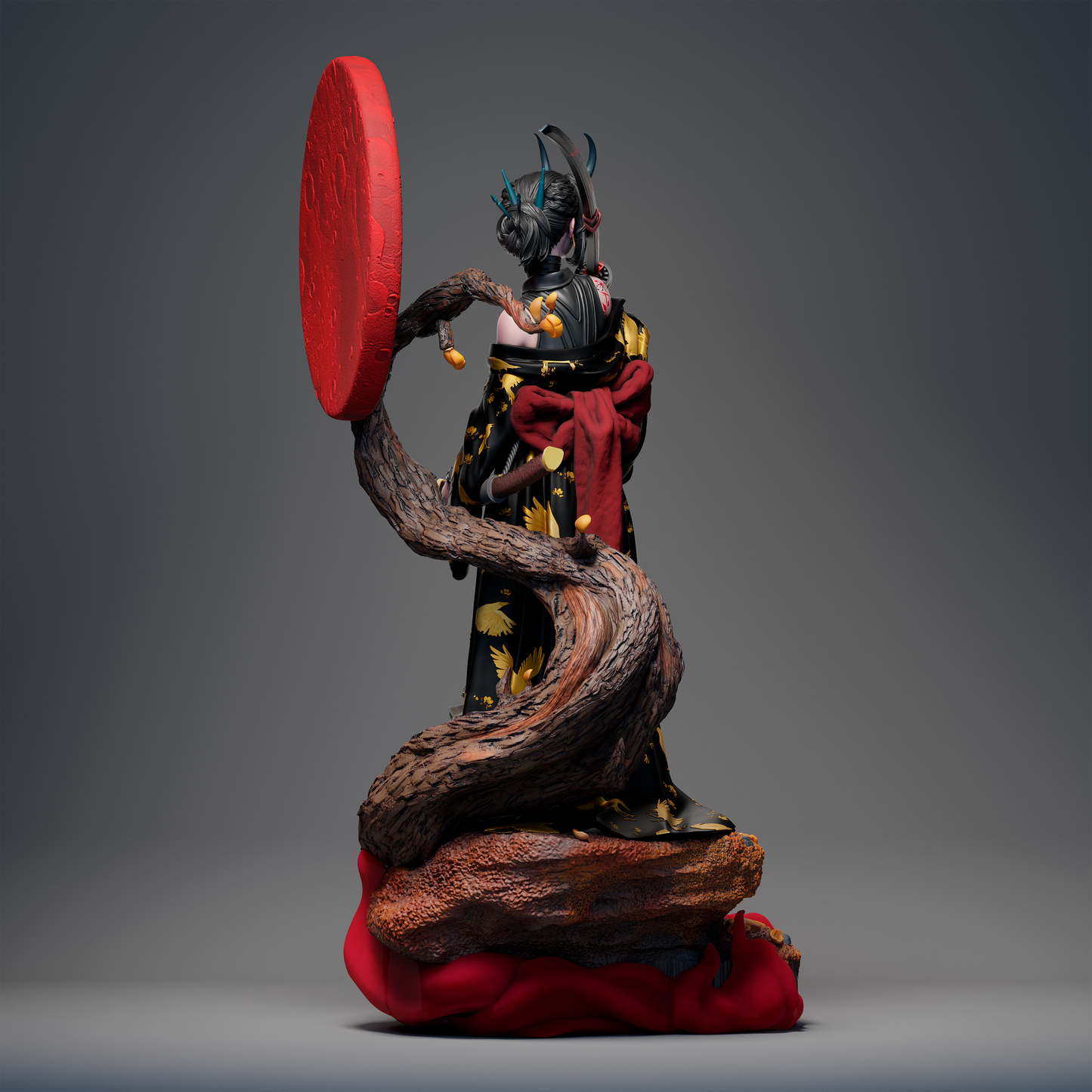 Oni Resin Fan Art (Design by CA3D Studios)