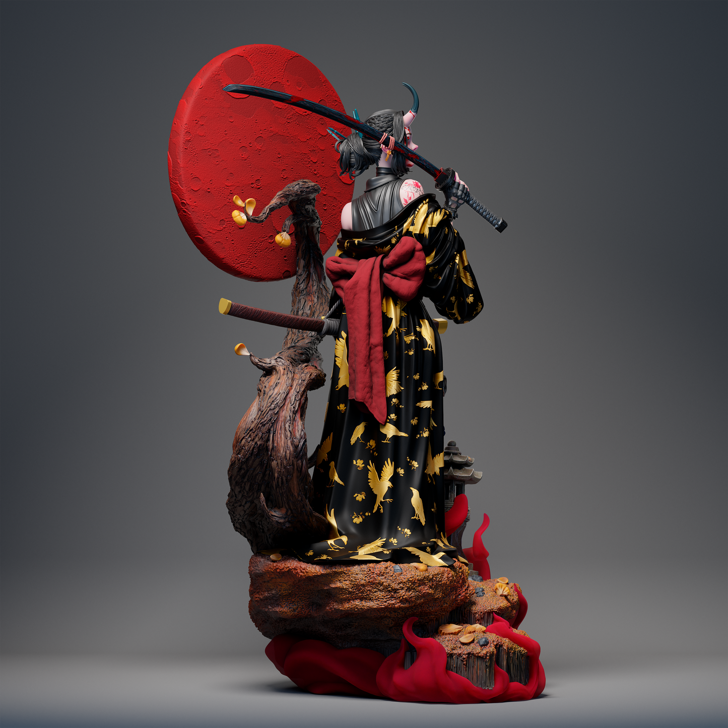 Oni Resin Fan Art (Design by CA3D Studios)