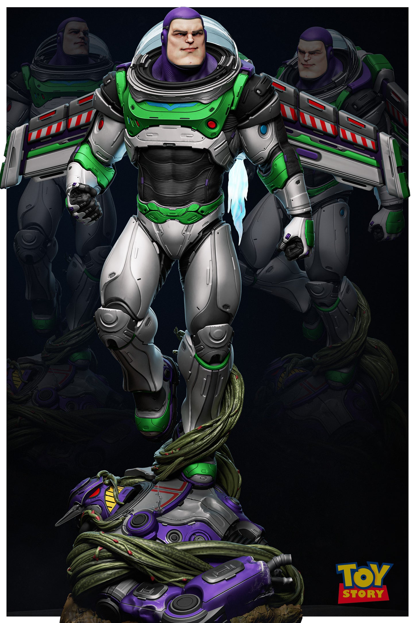 Buzz Lightyear Resin Sculpture Fan Art Pro - MTO (Toon)