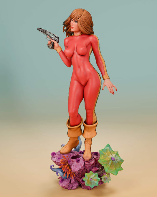 Barbarella Resin Fan Art (Design by Abe3D)