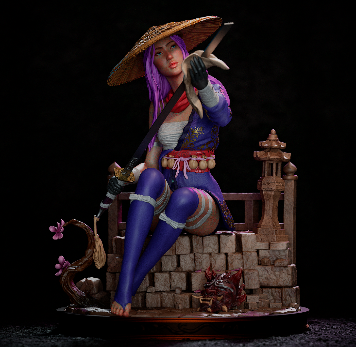 Psylocke Resin Fan Art - MTO (Design by CA3D 2025)