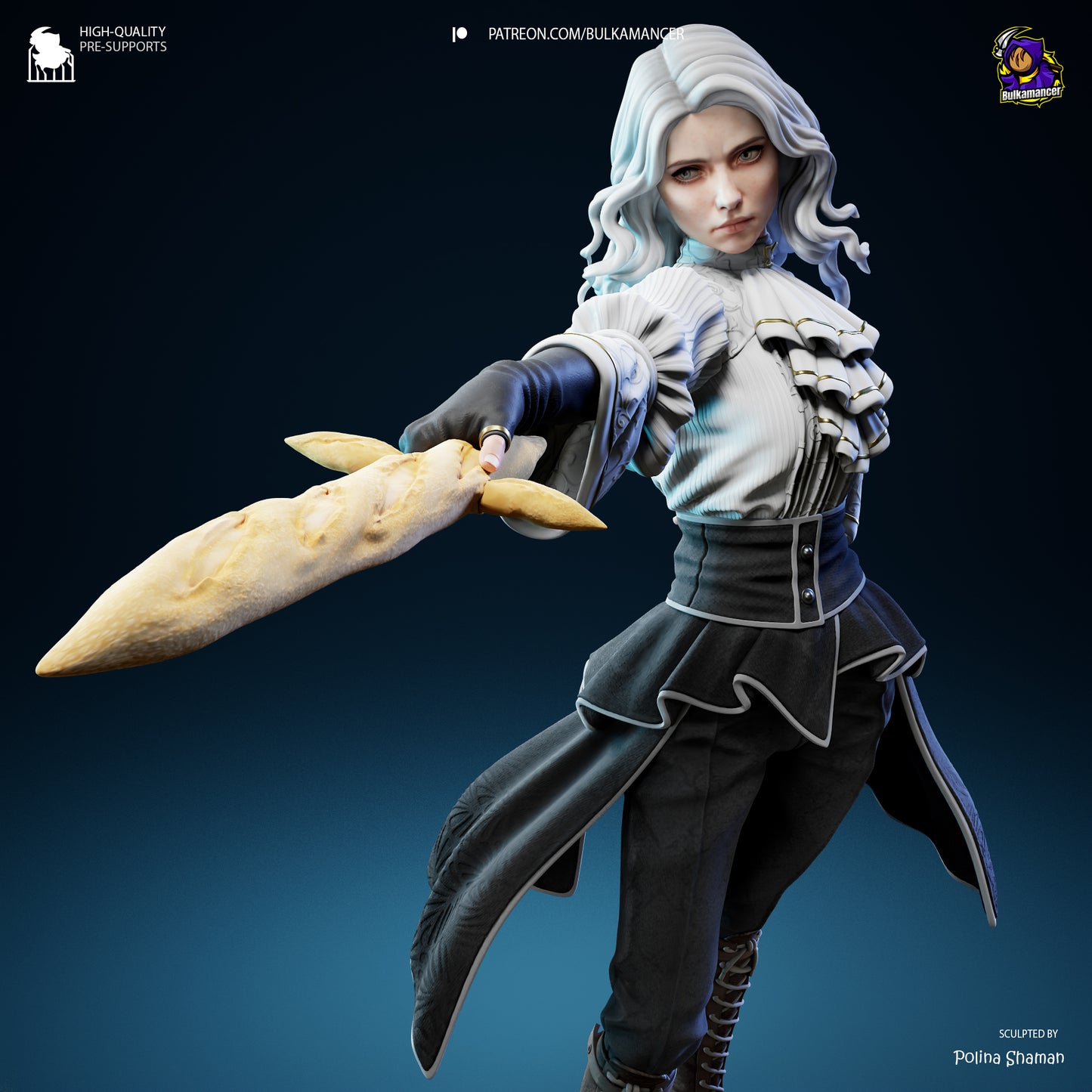 Clair Obscur Expedition 33 Real Maelle Resin Fan Art - MTO (Design by Bulkamancer)