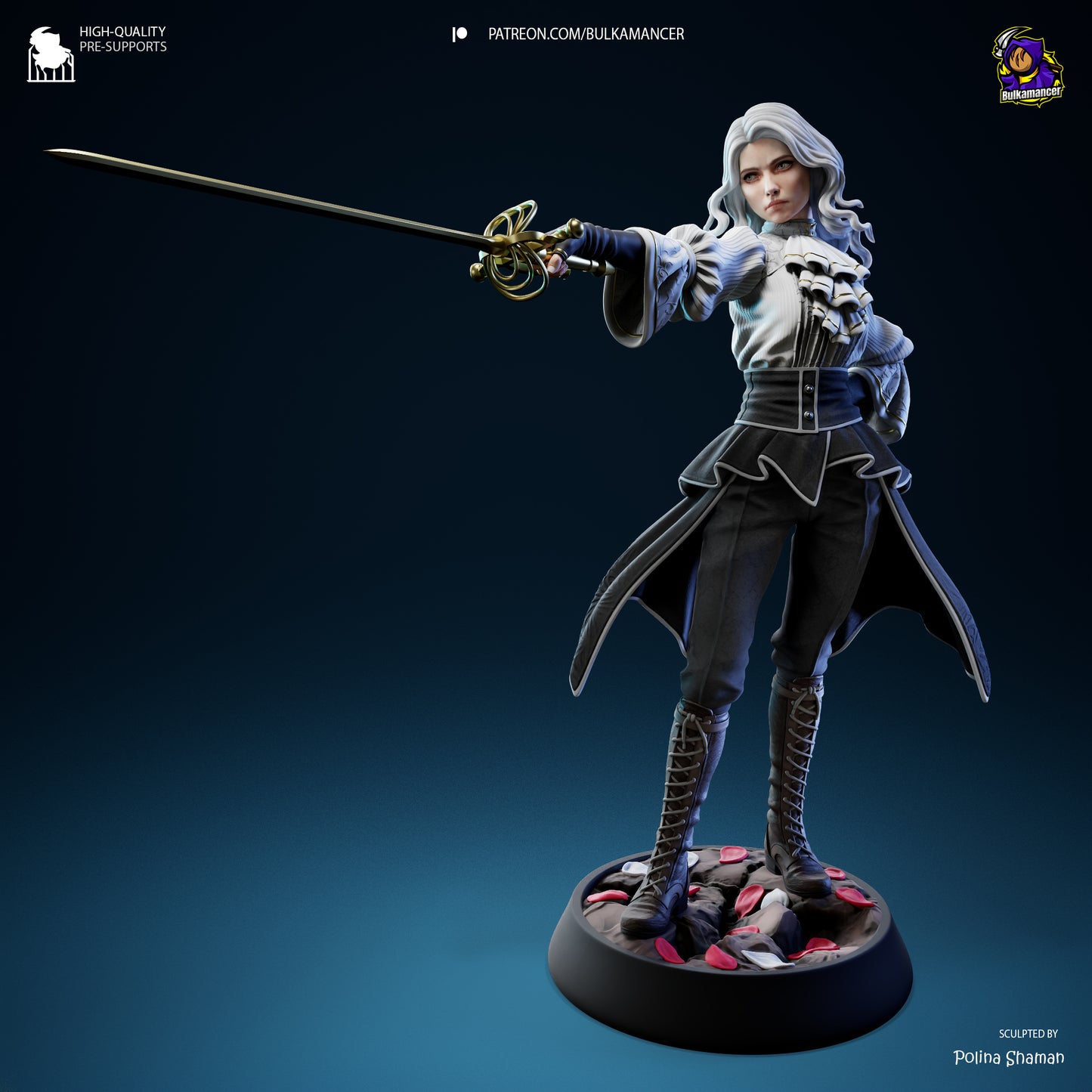 Clair Obscur Expedition 33 Real Maelle Resin Fan Art - MTO (Design by Bulkamancer)
