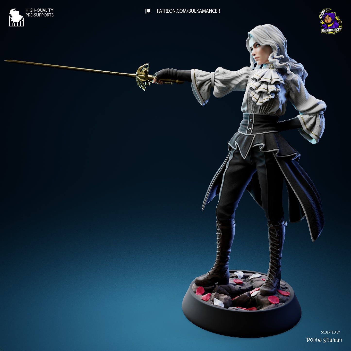 Clair Obscur Expedition 33 Real Maelle Resin Fan Art - MTO (Design by Bulkamancer)