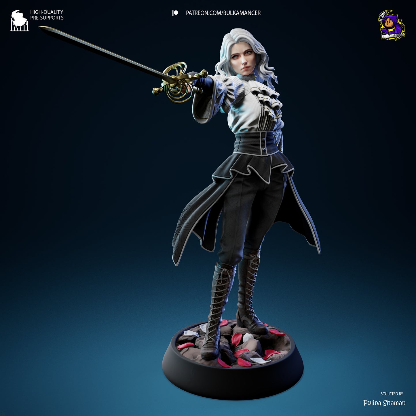Clair Obscur Expedition 33 Real Maelle Resin Fan Art - MTO (Design by Bulkamancer)