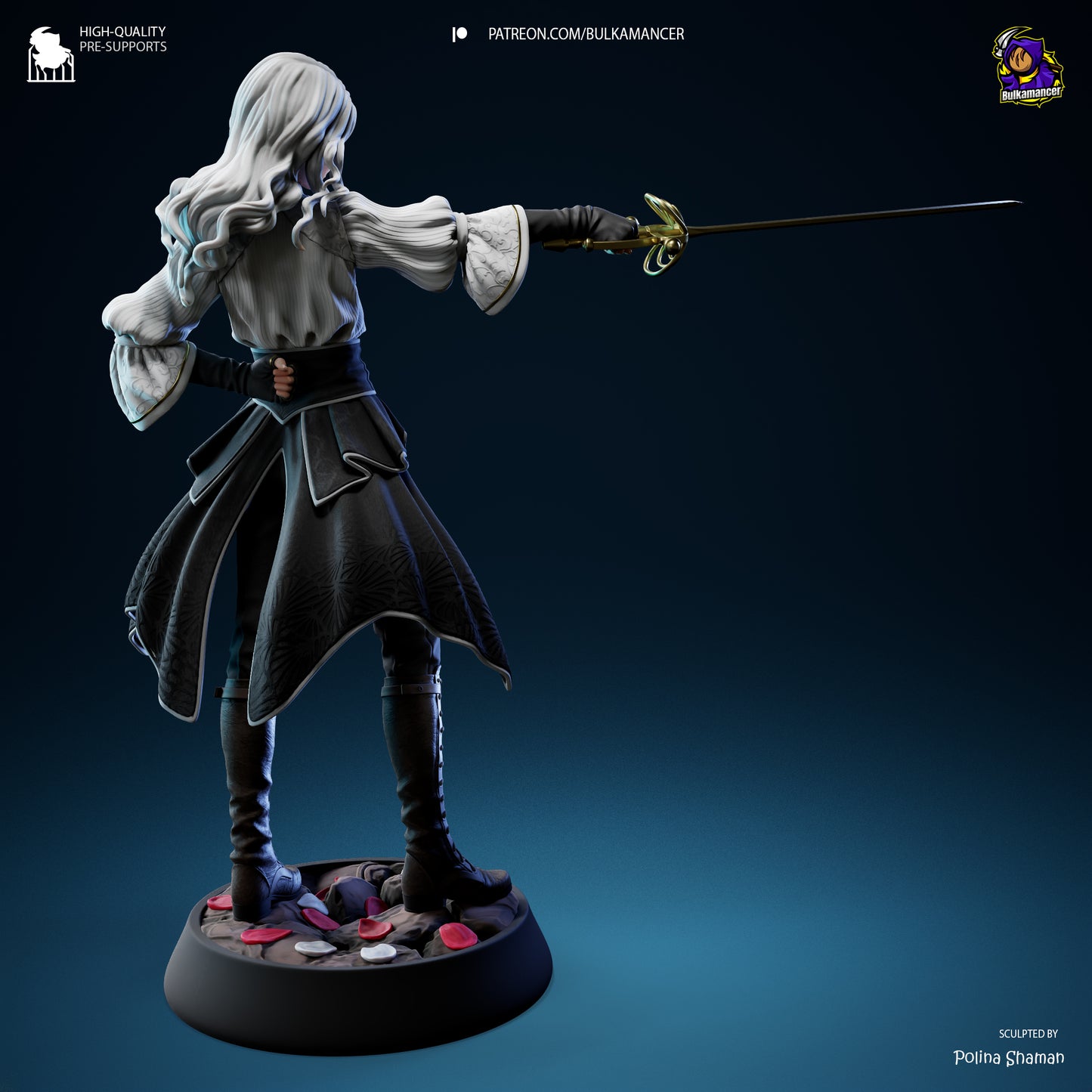 Clair Obscur Expedition 33 Real Maelle Resin Fan Art - MTO (Design by Bulkamancer)