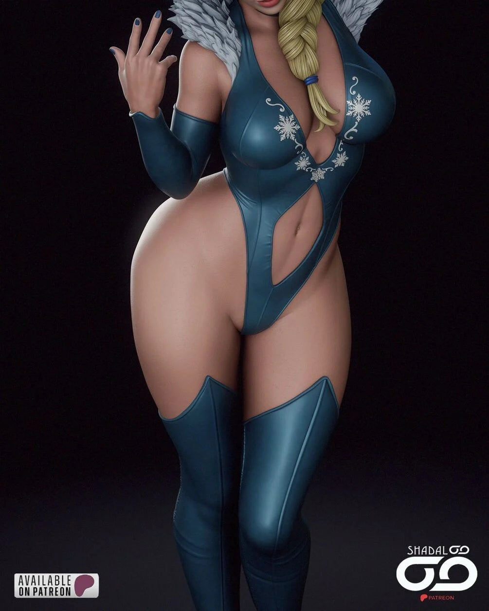 Elsa Resin Art (Shadaloo)