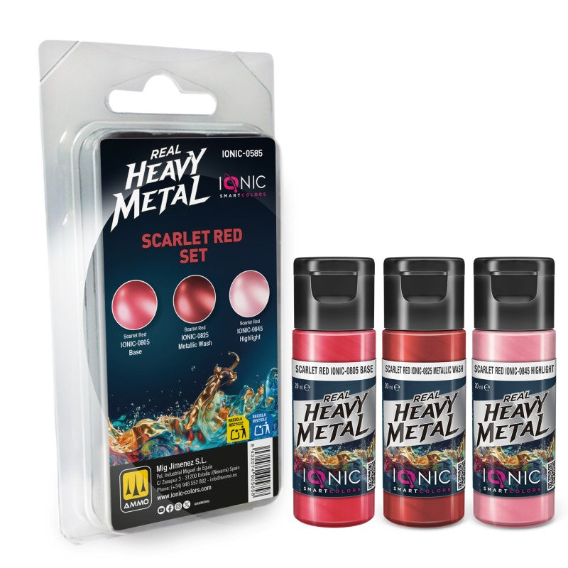 Ionic Real Heavy Metal Set - Scarlet Red