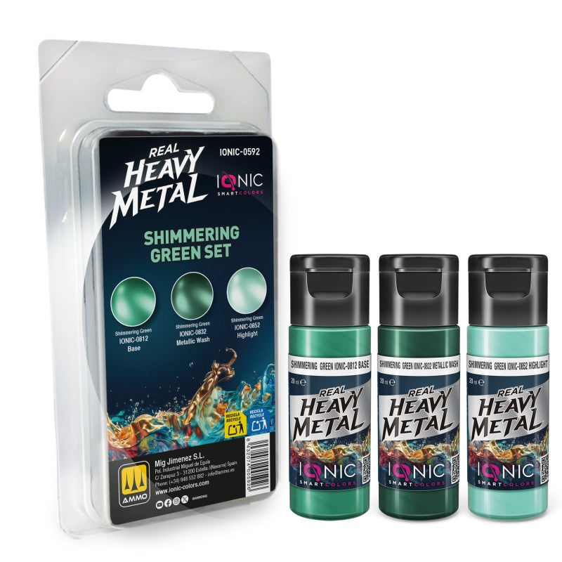 Ionic Real Heavy Metal Set - Shimmering Green