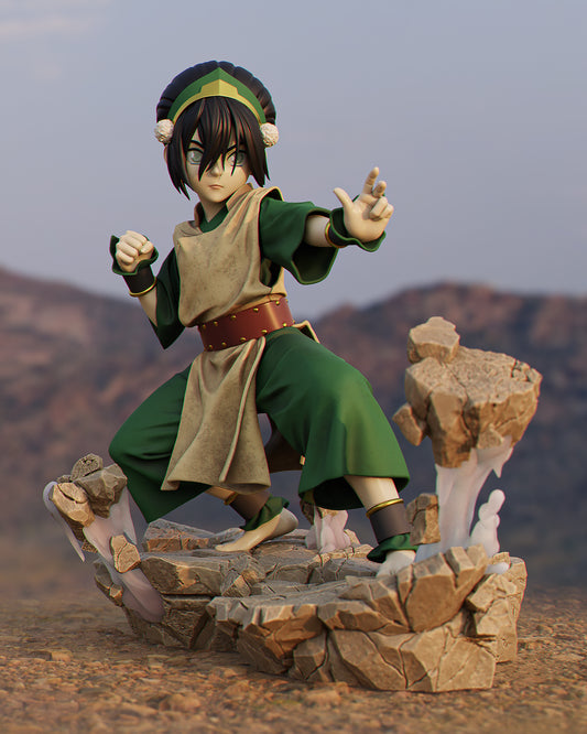 Toph Resin Sculpture (Design by CA3D Studios)