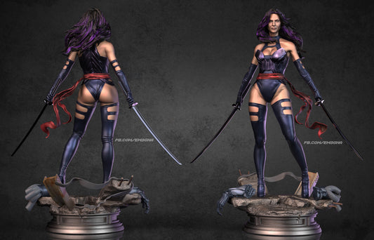 Psylocke Resin Fan Art - MTO (VXLabs)