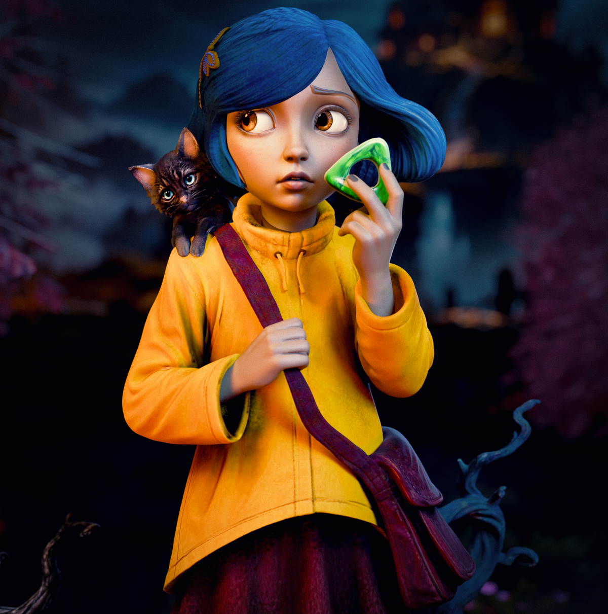Coraline Collectible Resin Art (Design by CA3D)