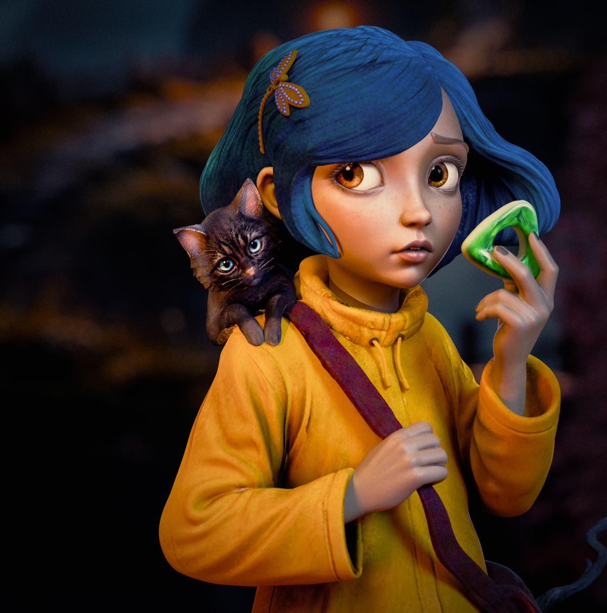 Coraline Collectible Resin Art (Design by CA3D)
