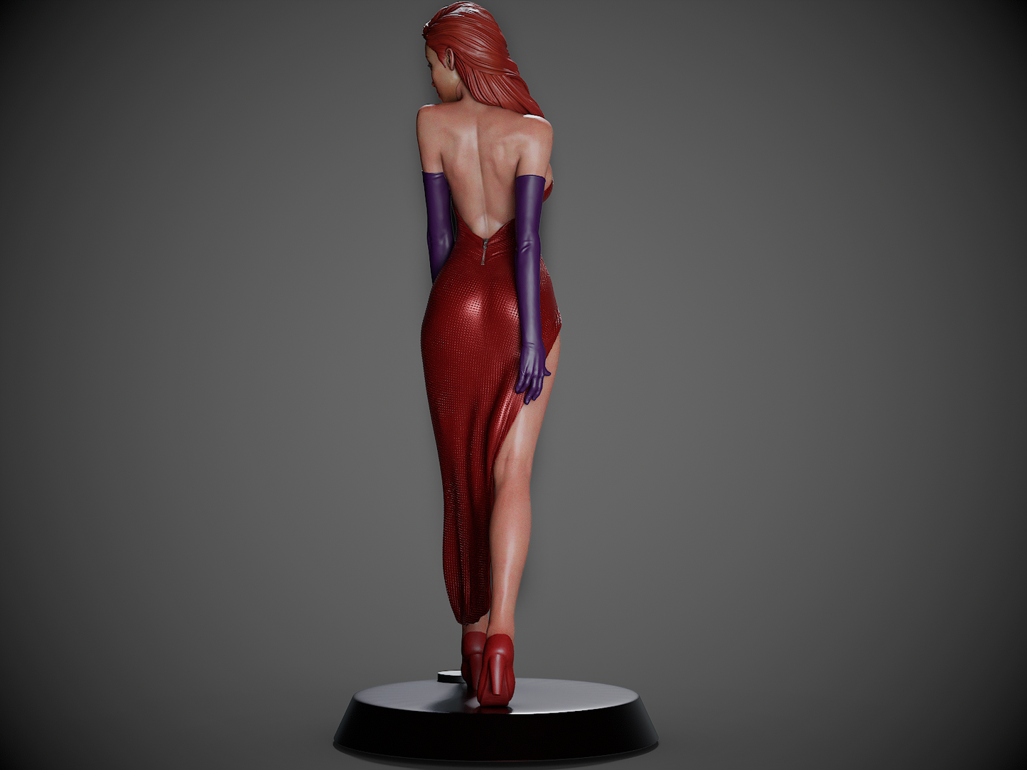 Jessica Rabbit Resin Fan Art - MTO (Design by CA3D Studios)