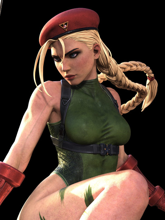 Cammy Street Fighter Resin Art (Design by Godlink)