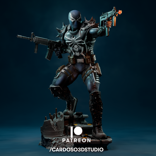 Agent Venom Resin Fan Art - MTO (3DMind)